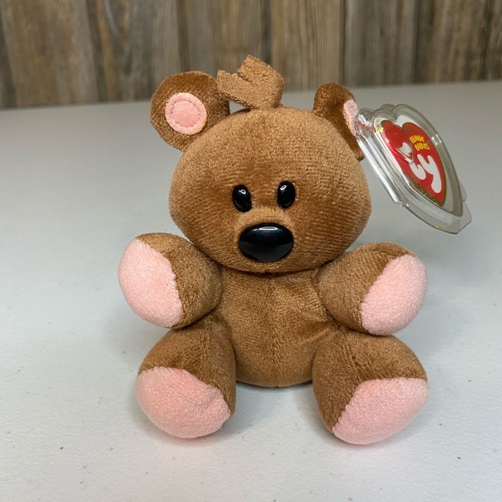 4" TY Beanie Baby - Pooky Keychain, 100% Authentic, US Seller - STEAM CLEANED